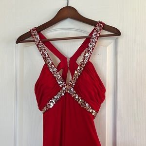 Size 4 red prom dress